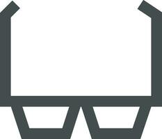 Glasses optical icon symbol image vector. Illustration of sunglasses protection eyesight graphic design image vector