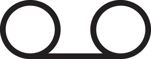 lentes óptico icono símbolo imagen vector. ilustración de Gafas de sol proteccion vista gráfico diseño imagen vector