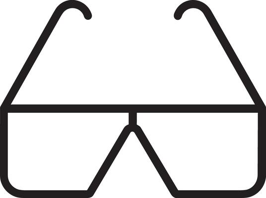 Glasses optical icon symbol image vector. Illustration of sunglasses protection eyesight graphic design image