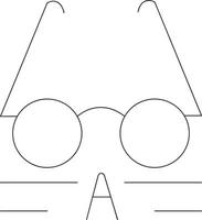 Glasses optical icon symbol image vector. Illustration of sunglasses protection eyesight graphic design image vector