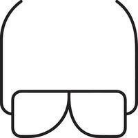 Glasses optical icon symbol image vector. Illustration of sunglasses protection eyesight graphic design image vector