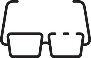 Glasses optical icon symbol image vector. Illustration of sunglasses protection eyesight graphic design image vector