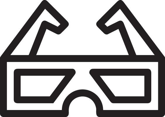 Glasses optical icon symbol image vector. Illustration of sunglasses protection eyesight graphic design image