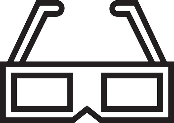 Glasses optical icon symbol image vector. Illustration of sunglasses protection eyesight graphic design image