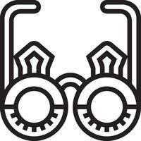 Glasses optical icon symbol image vector. Illustration of sunglasses protection eyesight graphic design image vector