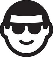 Glasses optical icon symbol image vector. Illustration of sunglasses protection eyesight graphic design image vector