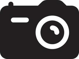 Camera photography icon symbol vector image. Illustration of multimedia photographic lens graphic design image