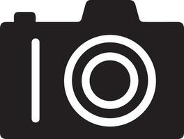 Camera photography icon symbol vector image. Illustration of multimedia photographic lens graphic design image