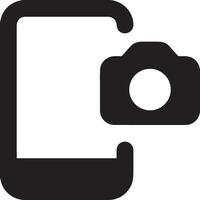 Camera photography icon symbol vector image. Illustration of multimedia photographic lens graphic design image