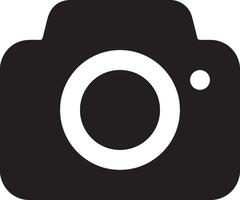 Camera photography icon symbol vector image. Illustration of multimedia photographic lens graphic design image