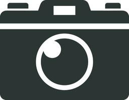 Camera photography icon symbol vector image. Illustration of multimedia photographic lens graphic design image