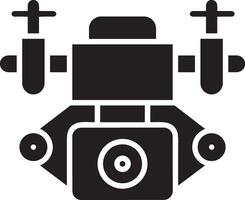 Camera photography icon symbol vector image. Illustration of multimedia photographic lens graphic design image