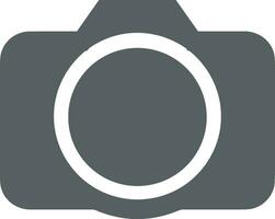 Camera photography icon symbol vector image. Illustration of multimedia photographic lens graphic design image