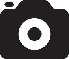 Camera photography icon symbol vector image. Illustration of multimedia photographic lens graphic design image