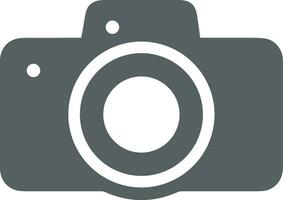 Camera photography icon symbol vector image. Illustration of multimedia photographic lens graphic design image