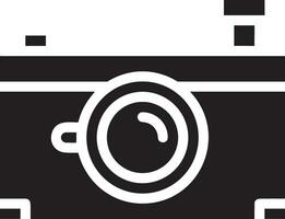 Camera photography icon symbol vector image. Illustration of multimedia photographic lens graphic design image