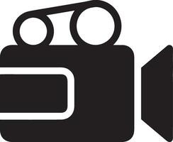 Camera photography icon symbol vector image. Illustration of multimedia photographic lens graphic design image