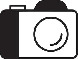 Camera photography icon symbol vector image. Illustration of multimedia photographic lens graphic design image