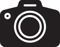 Camera photography icon symbol vector image. Illustration of multimedia photographic lens graphic design image