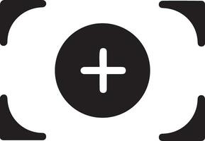 Camera photography icon symbol vector image. Illustration of multimedia photographic lens graphic design image