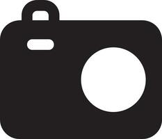 Camera photography icon symbol vector image. Illustration of multimedia photographic lens graphic design image