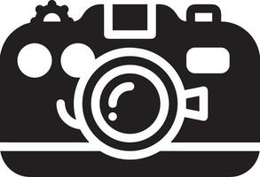 Camera photography icon symbol vector image. Illustration of multimedia photographic lens graphic design image