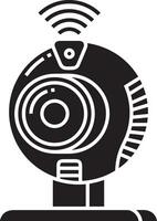 Camera photography icon symbol vector image. Illustration of multimedia photographic lens graphic design image