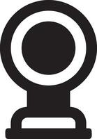 Camera photography icon symbol vector image. Illustration of multimedia photographic lens graphic design image