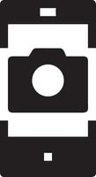 Camera photography icon symbol vector image. Illustration of multimedia photographic lens graphic design image