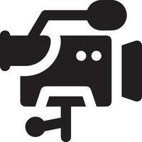 Camera photography icon symbol vector image. Illustration of multimedia photographic lens graphic design image