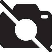 Camera photography icon symbol vector image. Illustration of multimedia photographic lens graphic design image