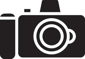 Camera photography icon symbol vector image. Illustration of multimedia photographic lens graphic design image