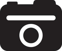 Camera photography icon symbol vector image. Illustration of multimedia photographic lens graphic design image