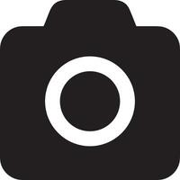 Camera photography icon symbol vector image. Illustration of multimedia photographic lens graphic design image