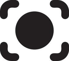 Camera photography icon symbol vector image. Illustration of multimedia photographic lens graphic design image