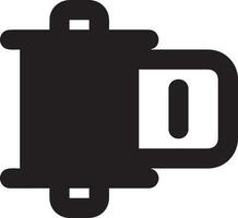 Camera photography icon symbol vector image. Illustration of multimedia photographic lens graphic design image