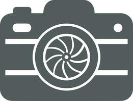 Camera photography icon symbol vector image. Illustration of multimedia photographic lens graphic design image