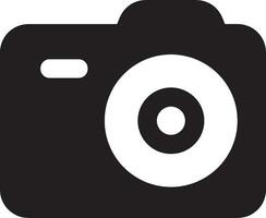 Camera photography icon symbol vector image. Illustration of multimedia photographic lens graphic design image