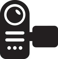 Camera photography icon symbol vector image. Illustration of multimedia photographic lens graphic design image