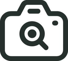 Camera photography icon symbol vector image. Illustration of multimedia photographic lens graphic design image