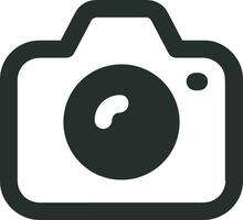 Camera photography icon symbol vector image. Illustration of multimedia photographic lens graphic design image