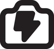 Camera photography icon symbol vector image. Illustration of multimedia photographic lens graphic design image