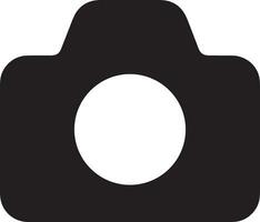 Camera photography icon symbol vector image. Illustration of multimedia photographic lens graphic design image