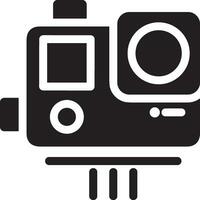 Camera photography icon symbol vector image. Illustration of multimedia photographic lens graphic design image