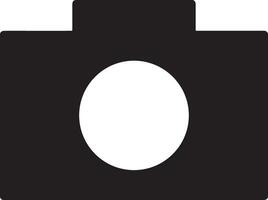 Camera photography icon symbol vector image. Illustration of multimedia photographic lens graphic design image