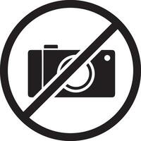 Camera photography icon symbol vector image. Illustration of multimedia photographic lens graphic design image