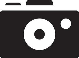 Camera photography icon symbol vector image. Illustration of multimedia photographic lens graphic design image