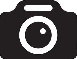 Camera photography icon symbol vector image. Illustration of multimedia photographic lens graphic design image