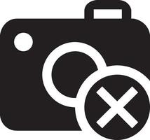 Camera photography icon symbol vector image. Illustration of multimedia photographic lens graphic design image