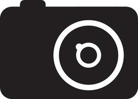 Camera photography icon symbol vector image. Illustration of multimedia photographic lens graphic design image